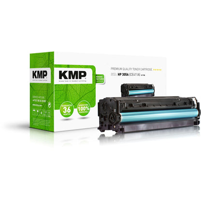 KMP H-T158 Toner cyan compatible with HP CE 411 A