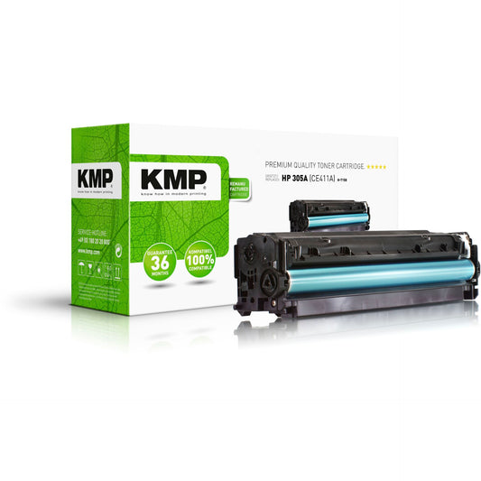KMP H-T158 Toner cyan compatible with HP CE 411 A