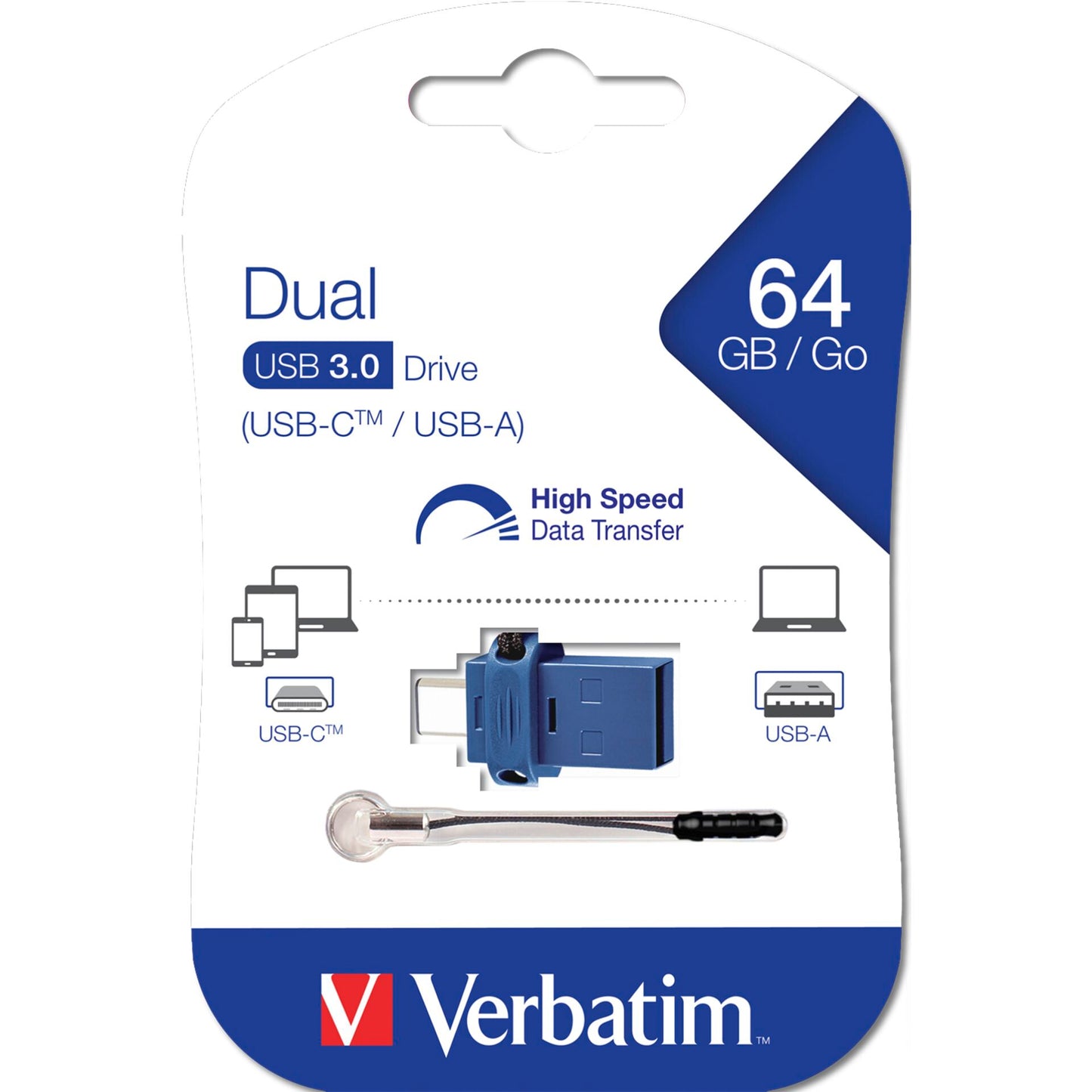 Verbatim Store n Go         64GB Dual Drive USB 3.0 / USB C