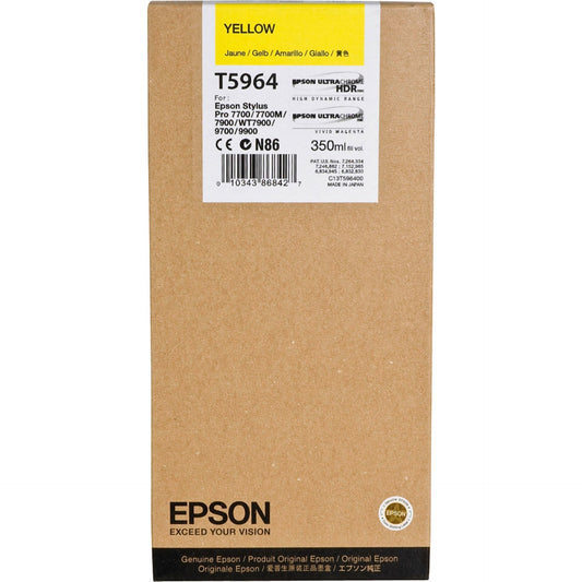 Epson ink cartridge yellow T 596  350 ml             T 5964