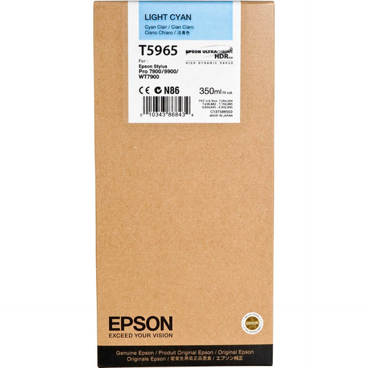 Epson ink cartridge light cyan T 596  350 ml        T 5965