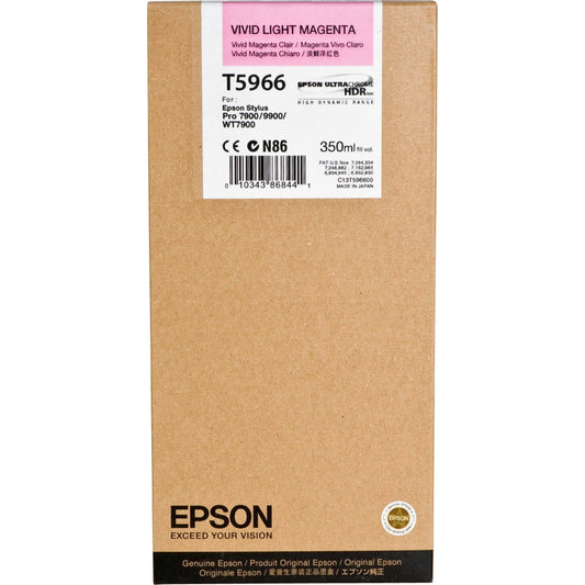 Epson ink cartridge vivid light magenta T 596  350 ml     T 5966