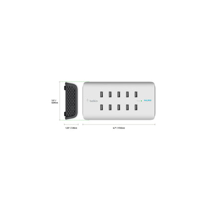 Belkin Rockstar 10-Port USB Charg. station, 120W    B2B139vf