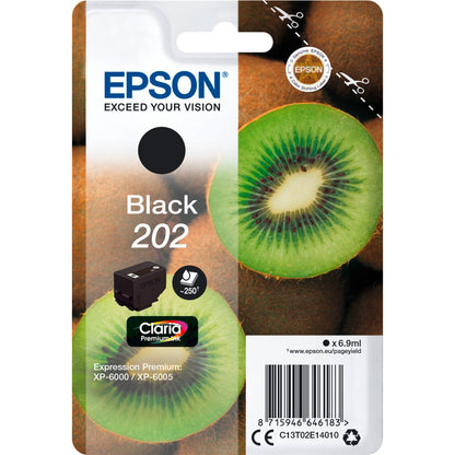 Epson ink cartridge black Claria Premium 202        T 02E1