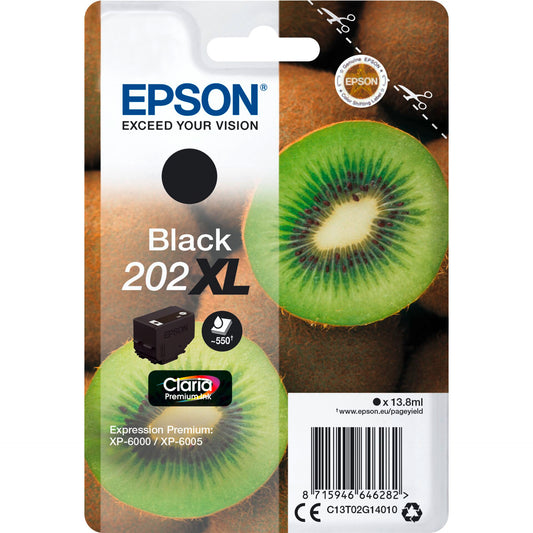 Epson ink cartridge black Claria Premium 202 XL     T 02G1