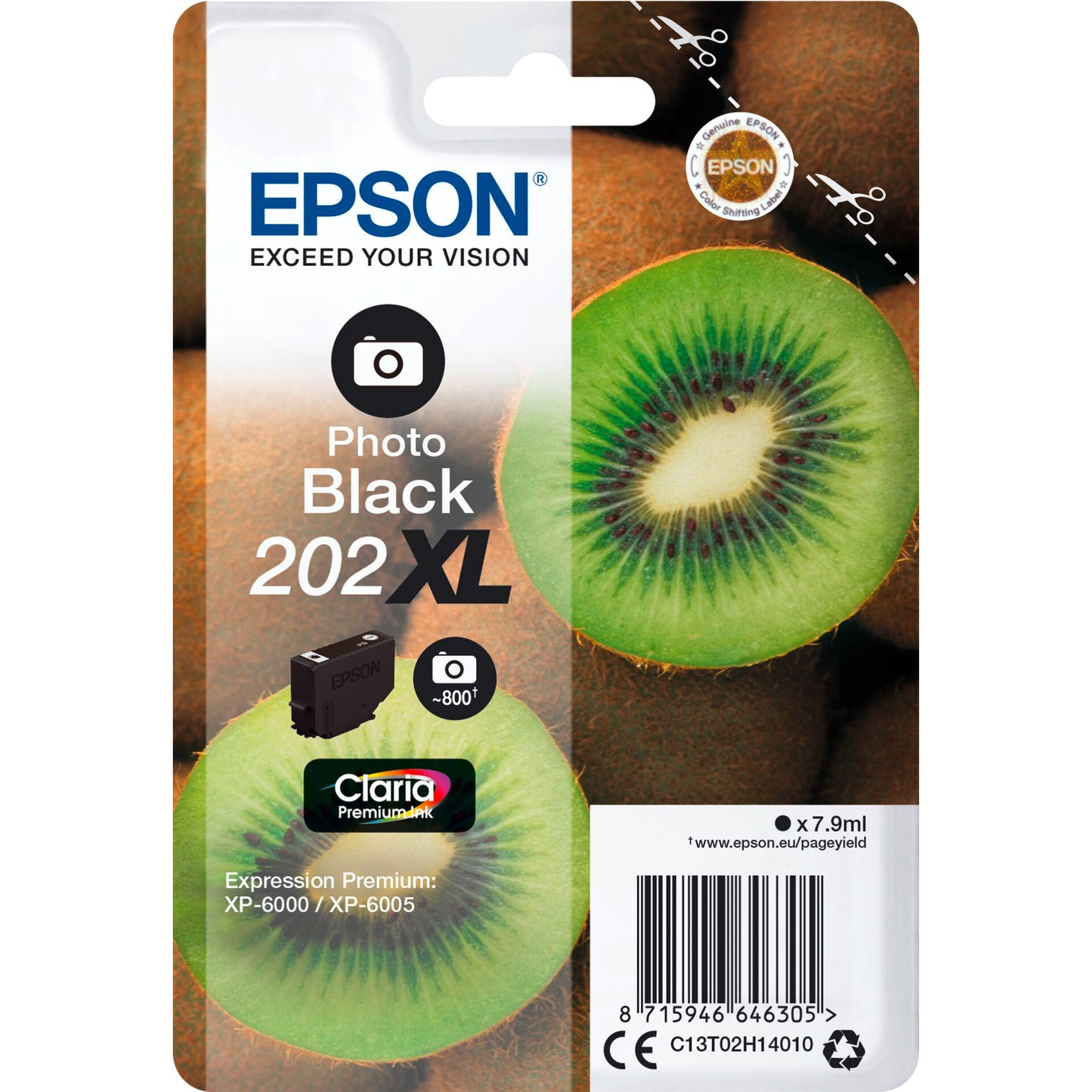 Epson ink cartridge photo black Claria Premium 202 XL     T 02H1