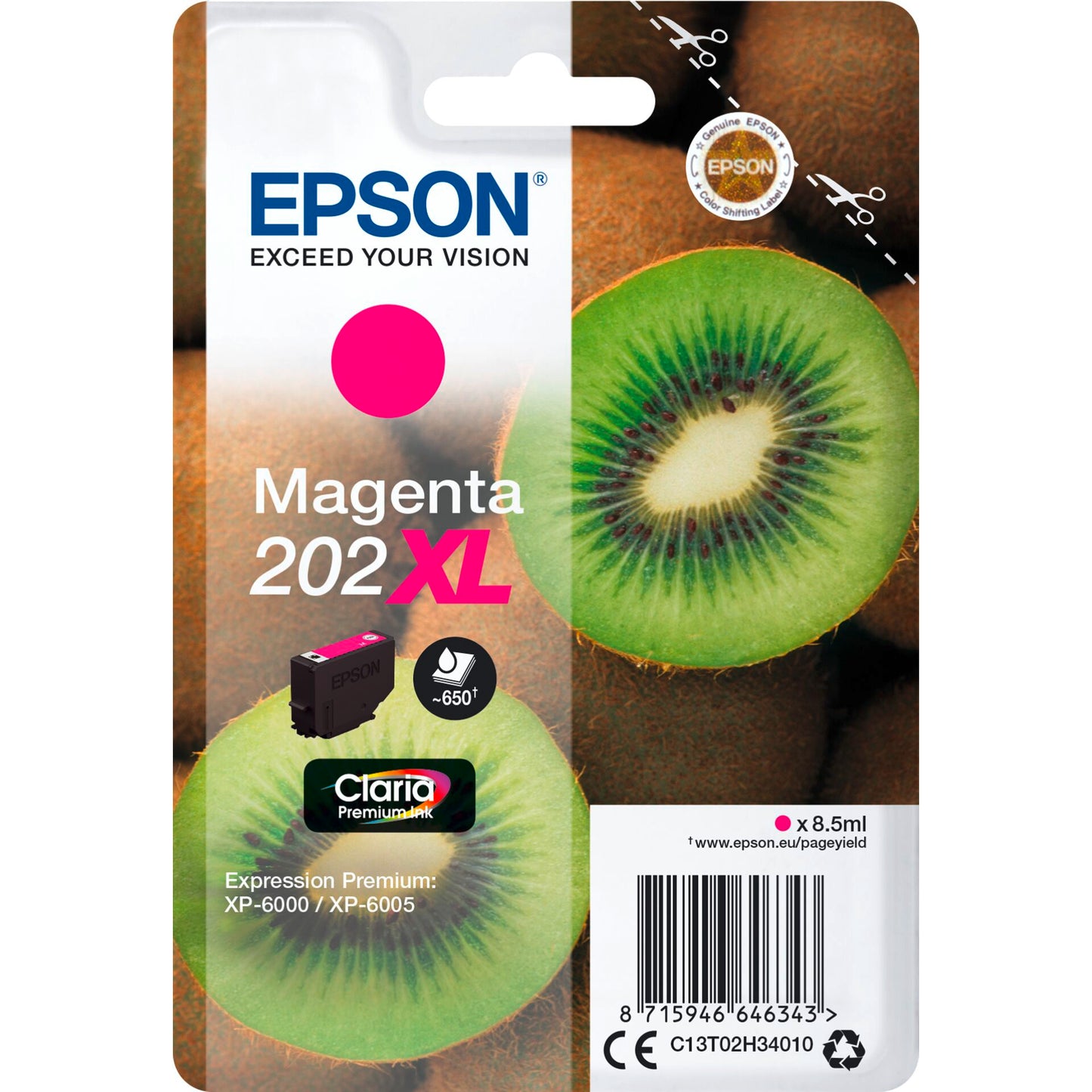 Epson ink cartridge magenta Claria Premium 202 XL     T 02H3