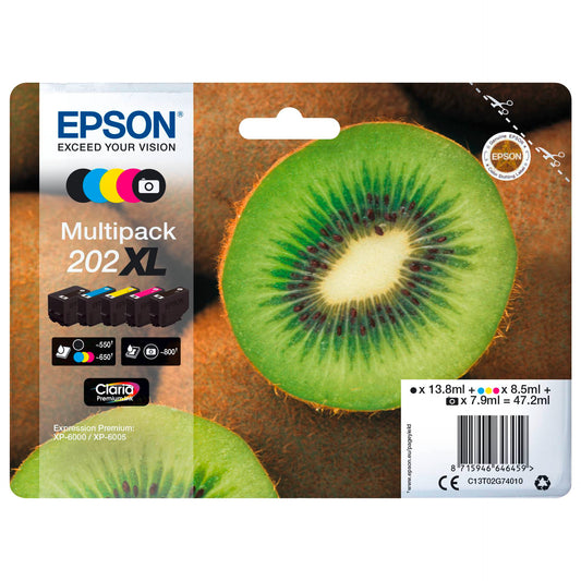 Epson Multipack Claria Premium T 202 XL BK/PB/C/M/Y      T 02G7