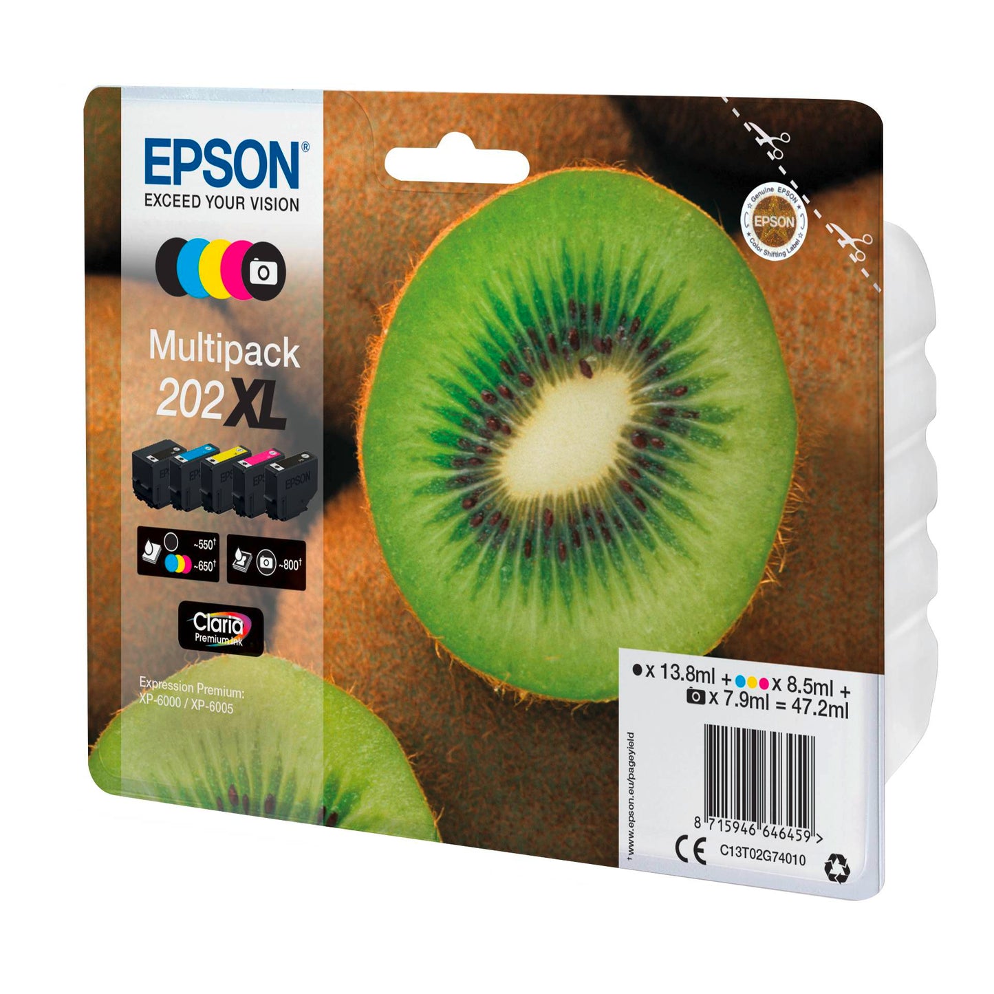 Epson Multipack Claria Premium T 202 XL BK/PB/C/M/Y      T 02G7