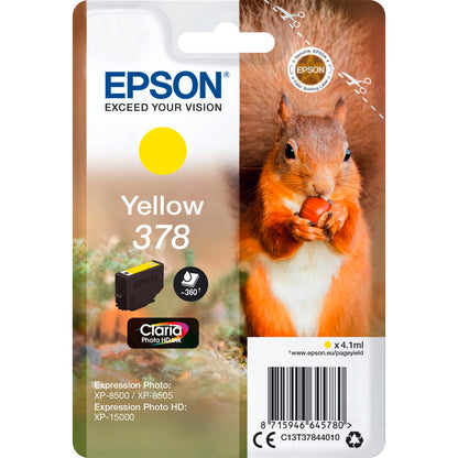Epson ink cartridge yellow Claria Photo HD 378       T 3784