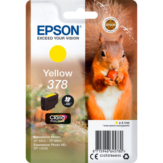 Epson ink cartridge yellow Claria Photo HD 378       T 3784