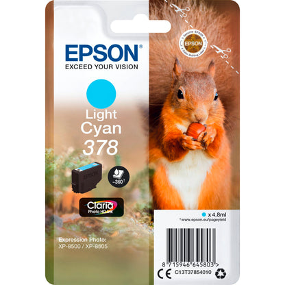 Epson ink cartridge light cyan Claria Photo HD 378       T 3785