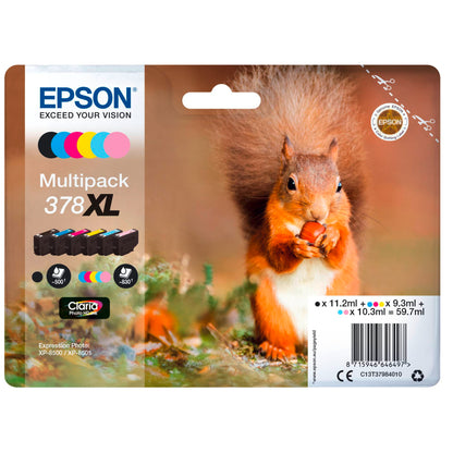 Epson Multipack Claria Photo HD T 378 XL (6 colors)       T 3798