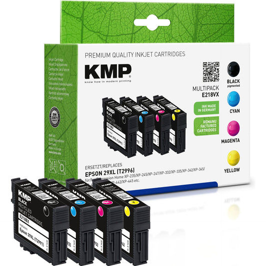KMP E218VX Multipack BK/C/M/Y compatible with Epson T 2996 XL