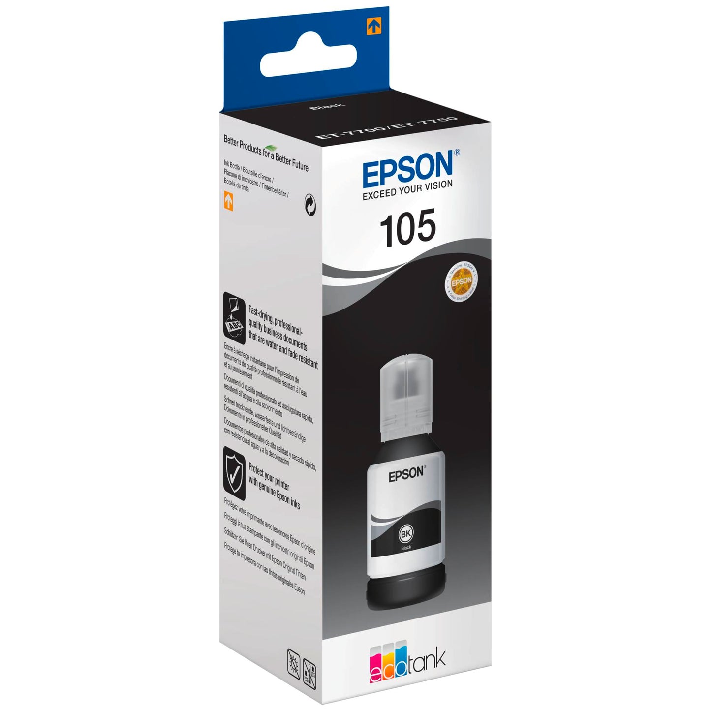 Epson EcoTank black T 105 140 ml              T 00Q1