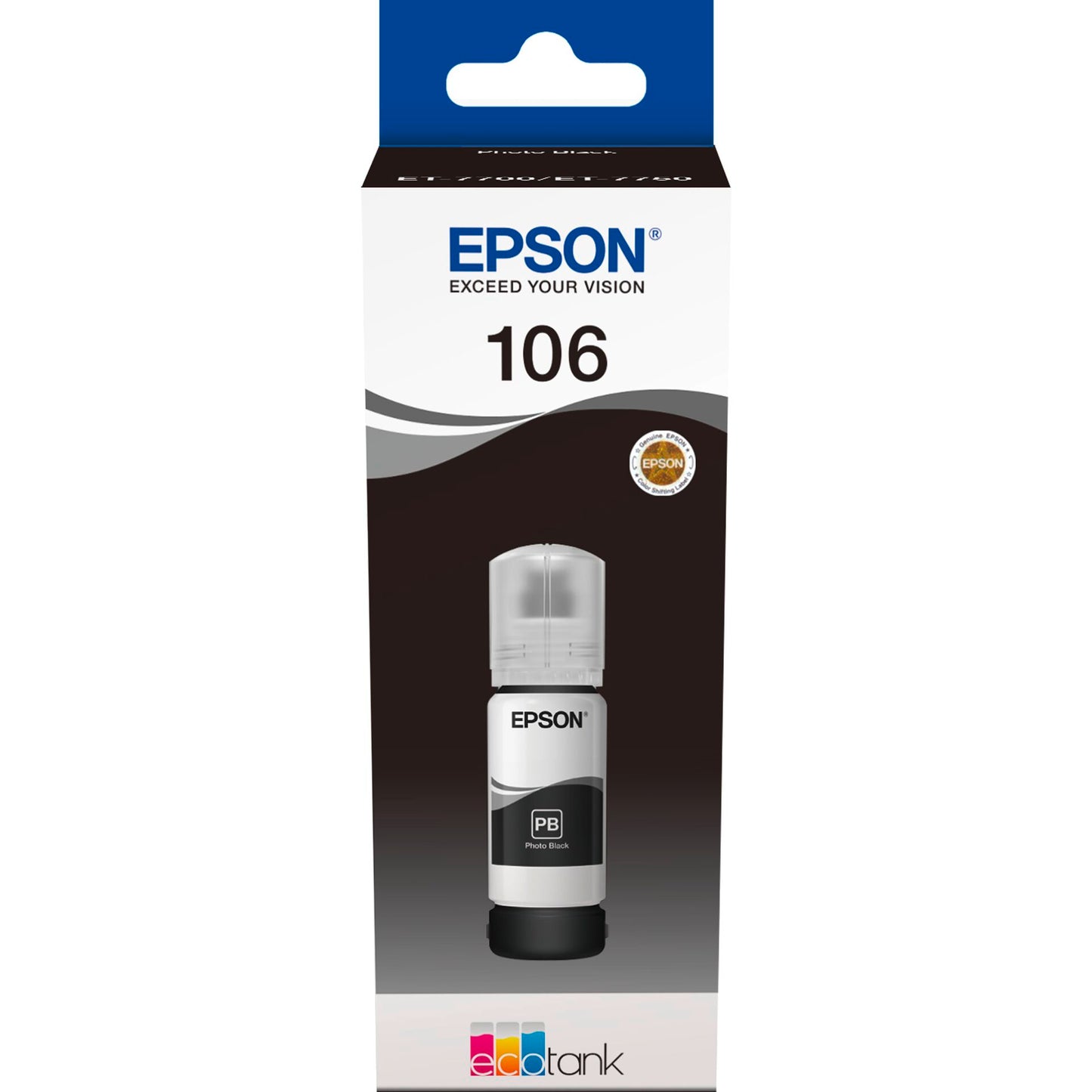 Epson EcoTank photo black T 106 70 ml               T 00R1