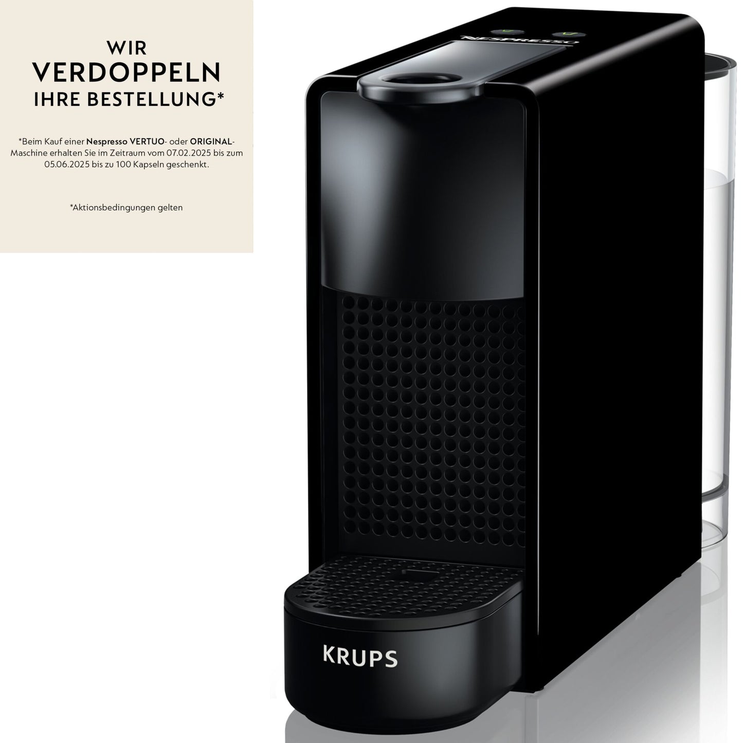 Nespresso XN 1108 Essenza Mini Coffee Machine  schwarz by Krups