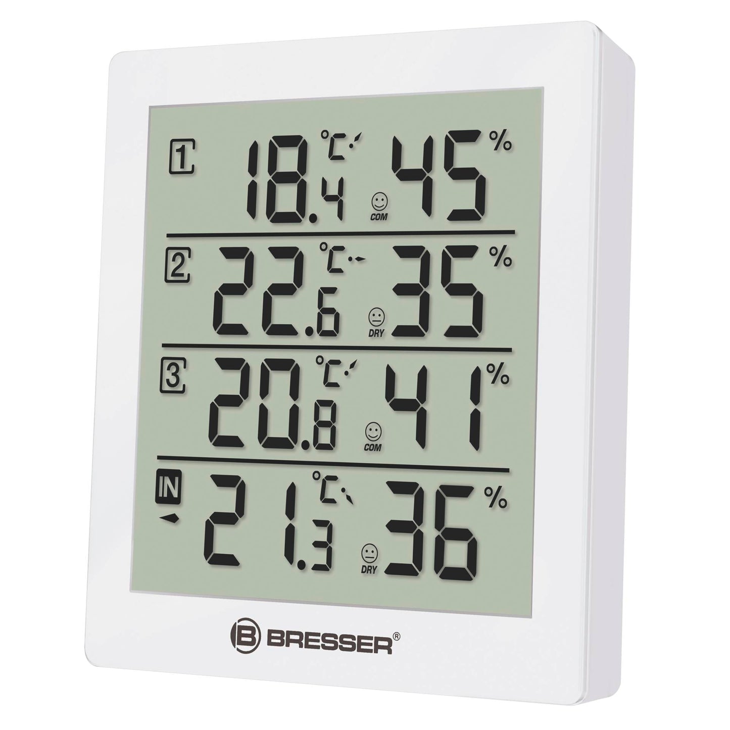 Bresser Temeo Hygro Quadro white