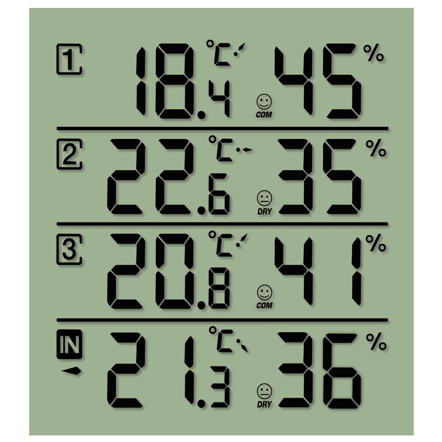 Bresser Temeo Hygro Quadro white