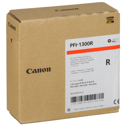 Canon PFI-1300 ink red 330 ml