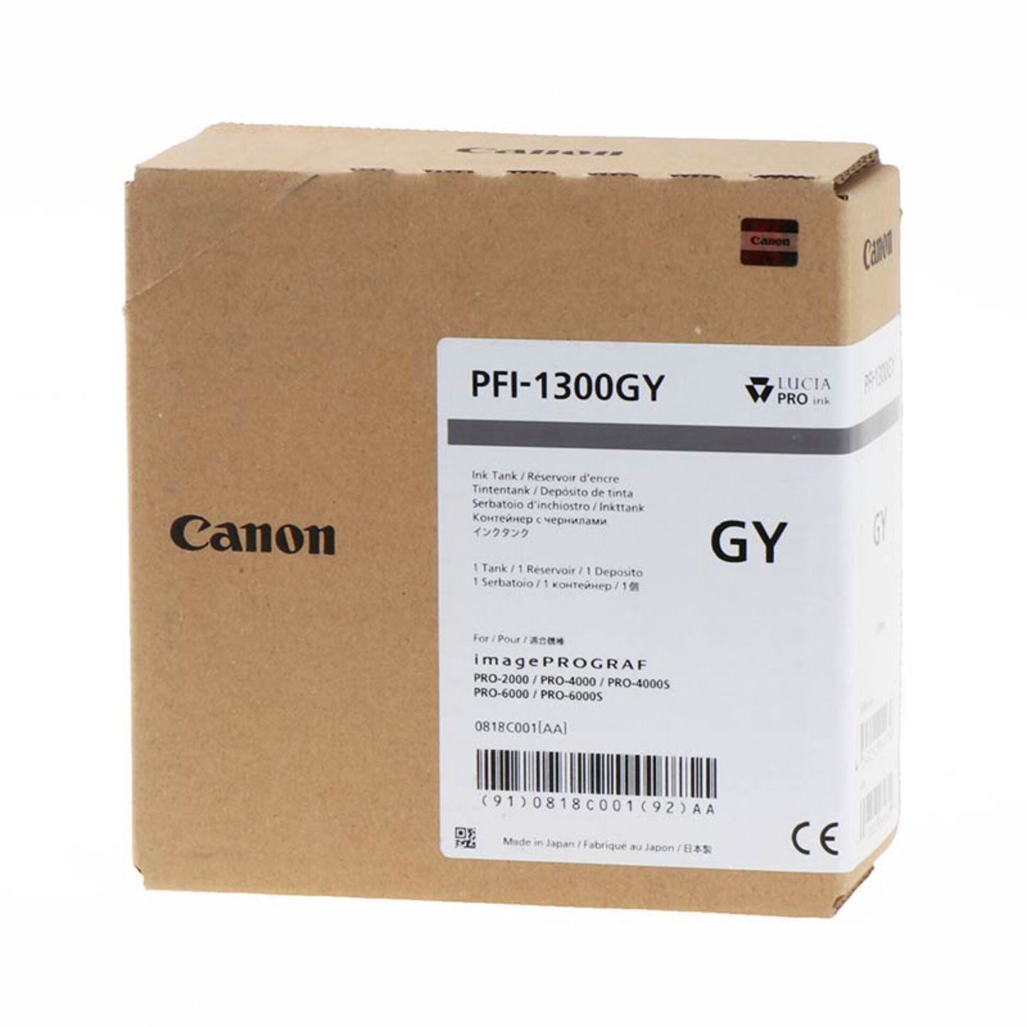 Canon PFI-1300 ink photo grey 330 ml