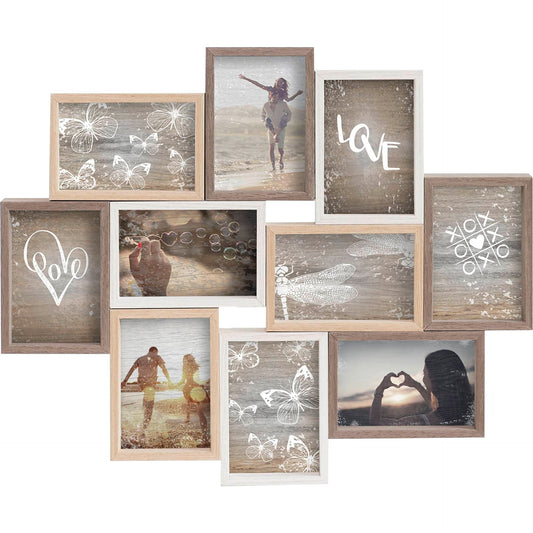 Nielsen Collage Mixed Colours 10 10x10x15 Wood Gallery 8999345