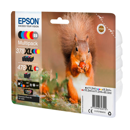 Epson Multipack Claria Photo HD T 378/478 XL (6 colors)   T 379D