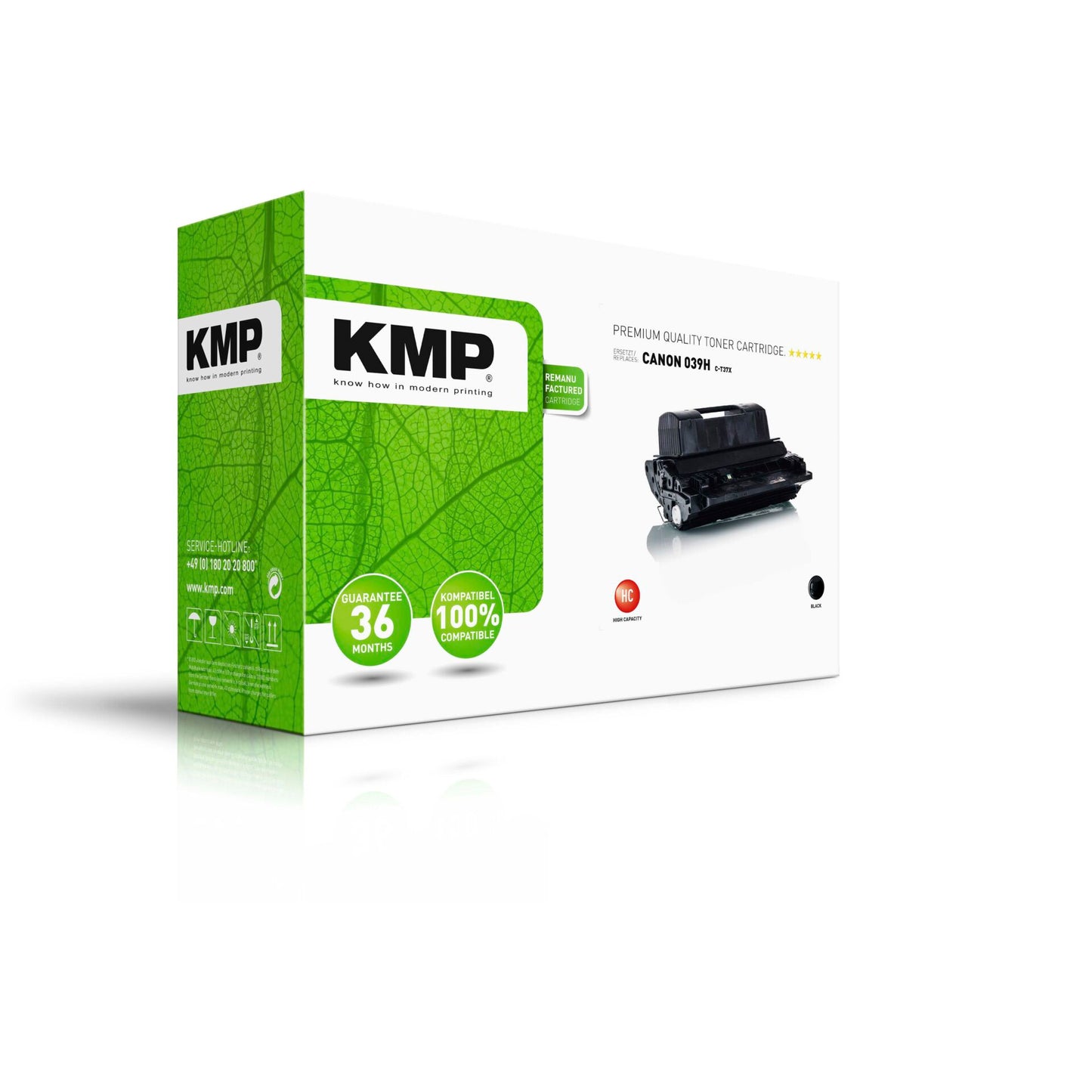 KMP C-T37X Toner black compatible with Canon 039 H