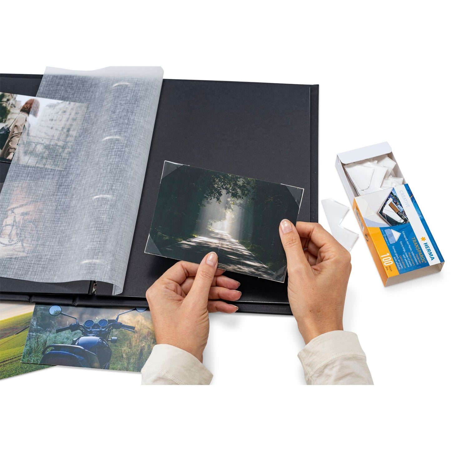 Herma Transparol Photo Corners XXL  100 pcs               1302