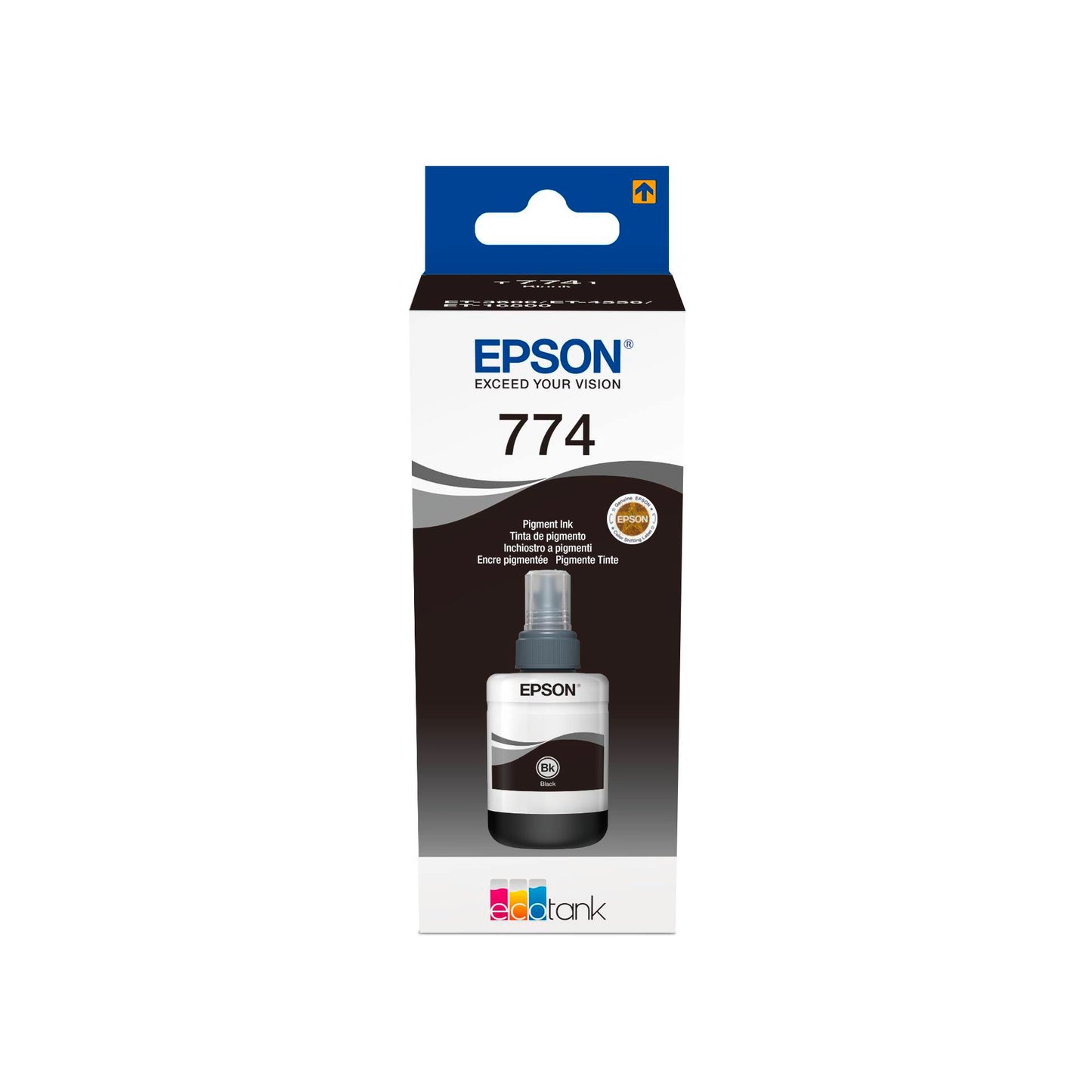 Epson ink black T 774 140 ml              T 7741