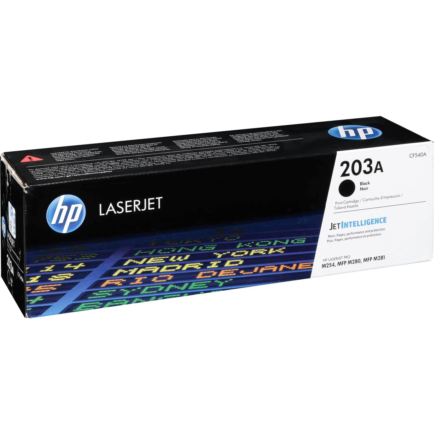 HP Toner CF 540 A black No. 203 A