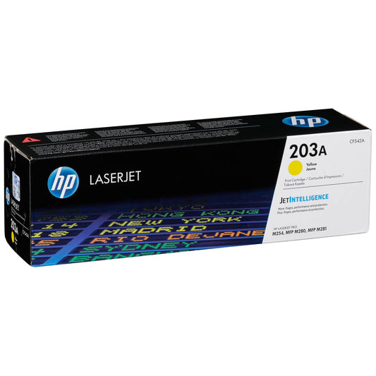HP Toner CF 542 A yellow No. 203 A