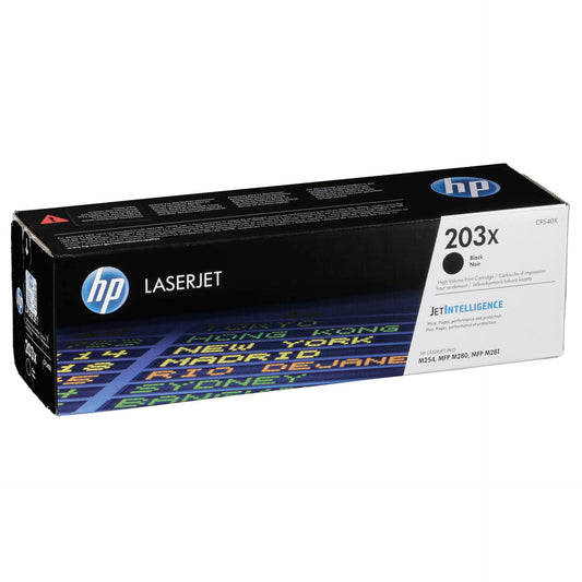 HP Toner CF 540 X black No. 203 X