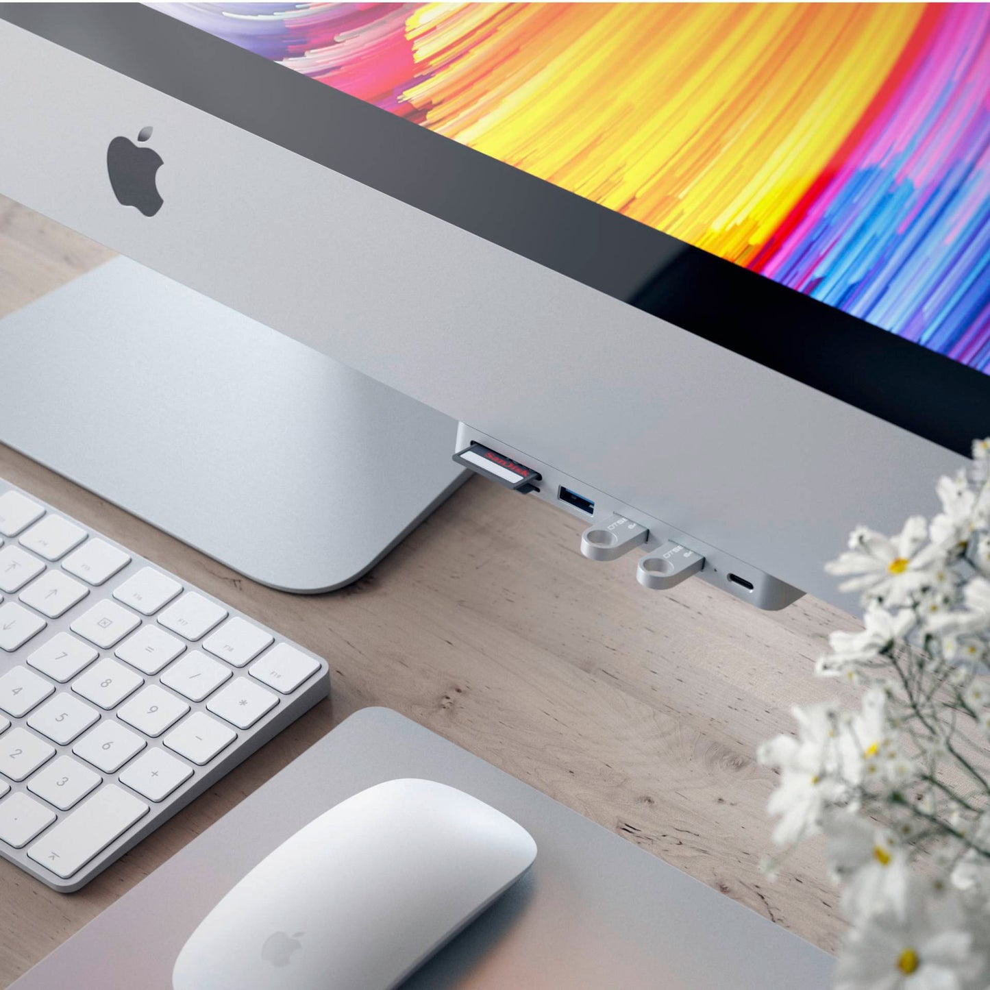 Satechi Type-C Clamp Hub Pro silver