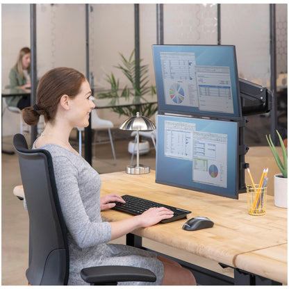 Fellowes Platinum Series vertical double arm