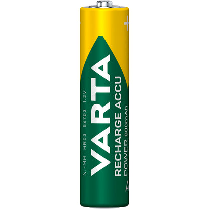 1x4 Varta Rechargeable Accu AAA Ready2Use NiMH 800 mAH Micro