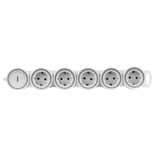 REV Power Socket Strip Supraflex white, 1,4m Extension 0015520115