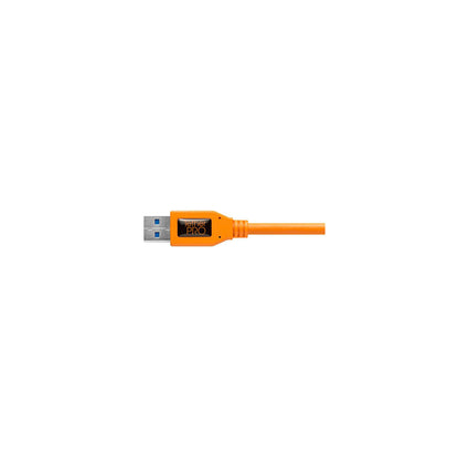 Tether Tools USB 3.0 to USB-C 4,60m orange