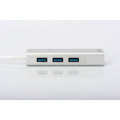 DIGITUS USB 3.0 3-Port Hub & Gigabit LAN-Adapter