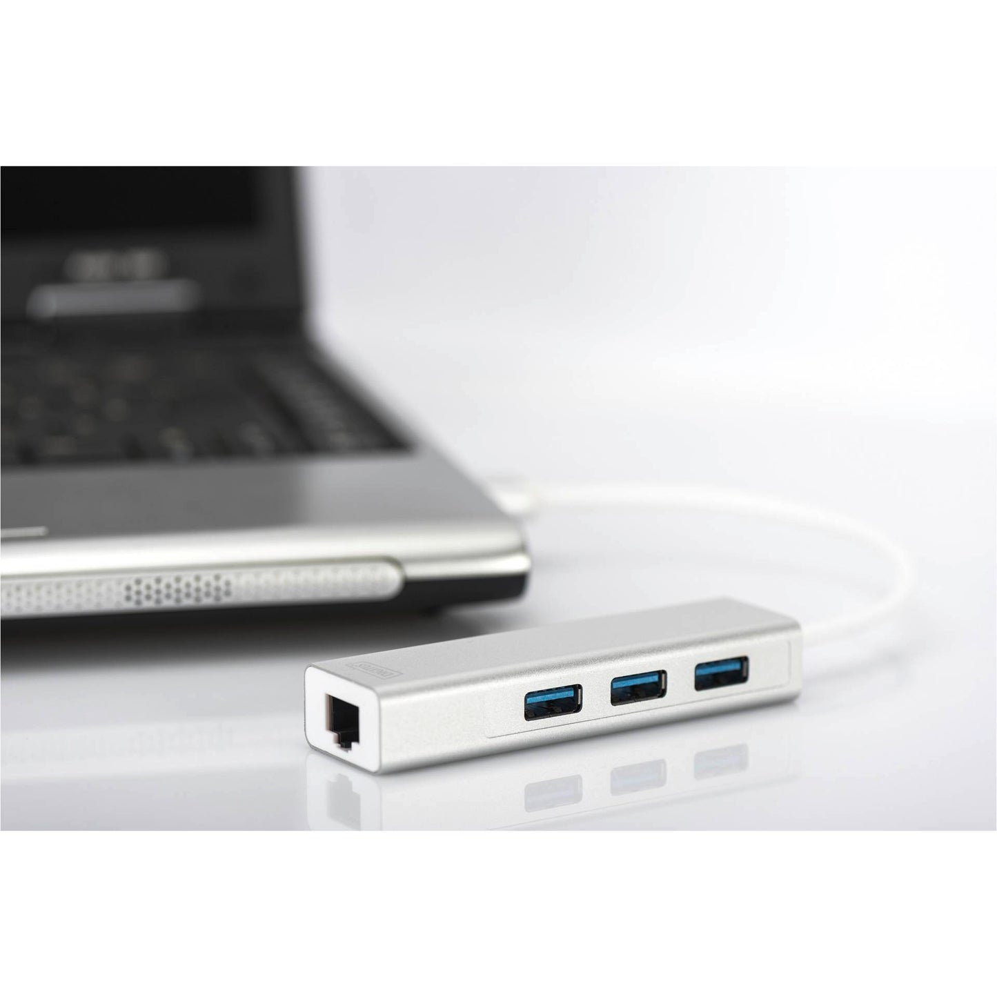 DIGITUS USB 3.0 3-Port Hub & Gigabit LAN-Adapter