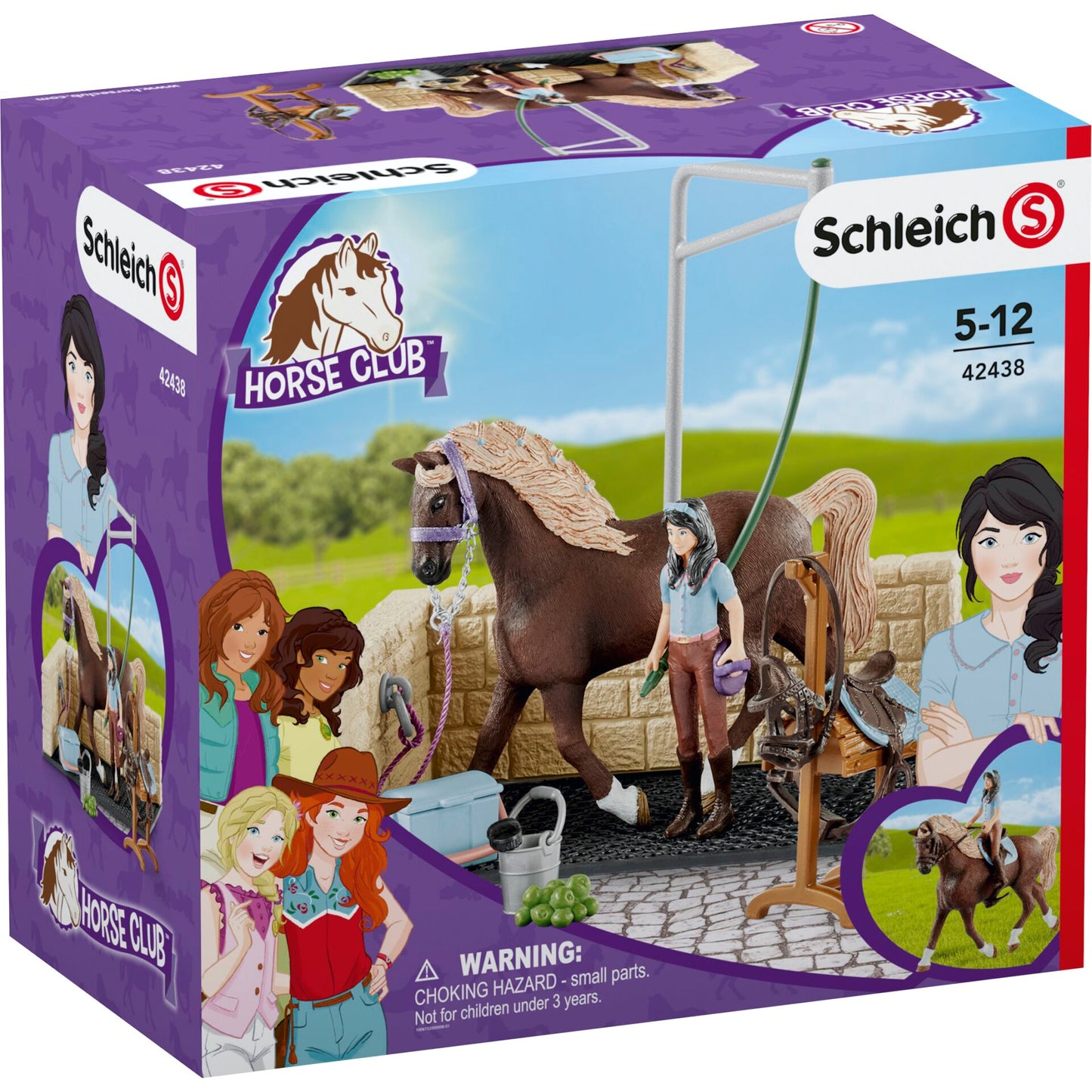 Schleich Horse Club    42438 Washing Area with Emily & Luna