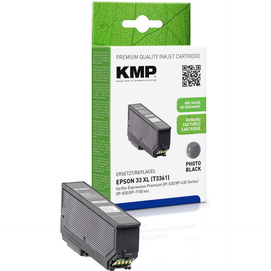 KMP E216PHX ink cartridge photo black comp. mit Epson T 3361XL