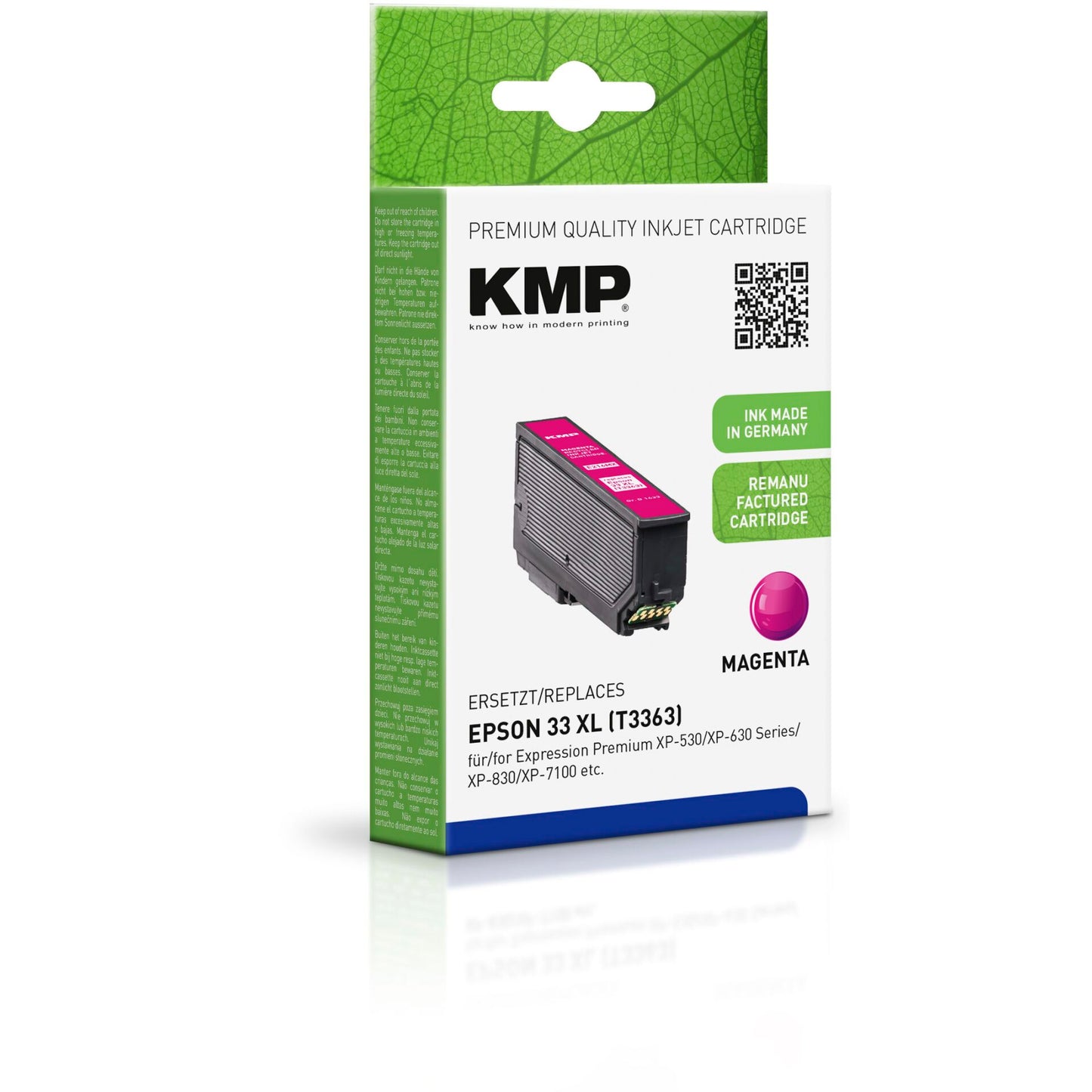 KMP E216MX ink cartridge magenta compatible with Epson T 3363 XL