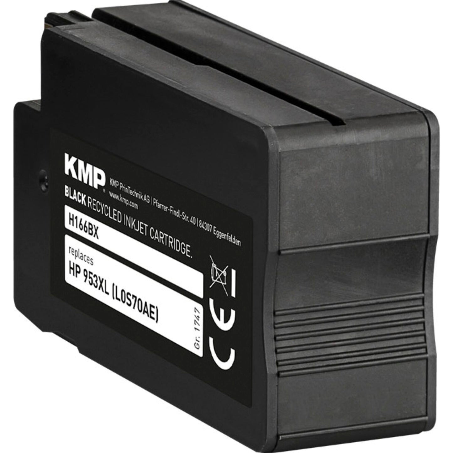 KMP H166BX ink cartridge black compatible with HP L0S70AE