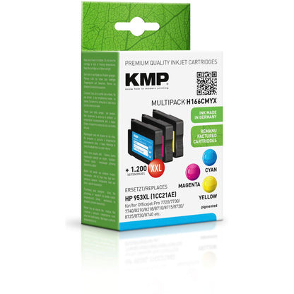 KMP H166CMYX Multipack C/M/Y compatible with HP 953 XL