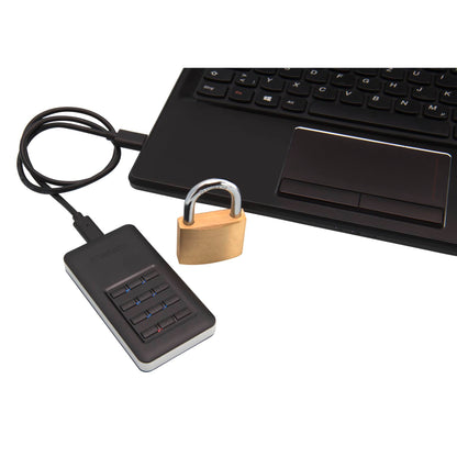 Verbatim Store n Go SSD    256GB Secure Portable USB 3.1    53402