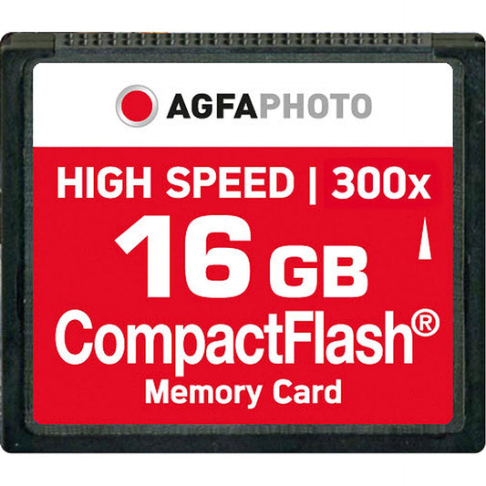 AgfaPhoto Compact Flash     16GB High Speed 300x MLC