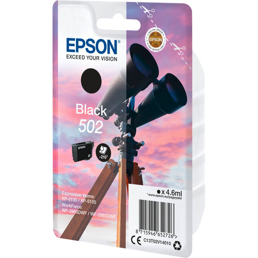 Epson ink cartridge black 502                       T 02V1