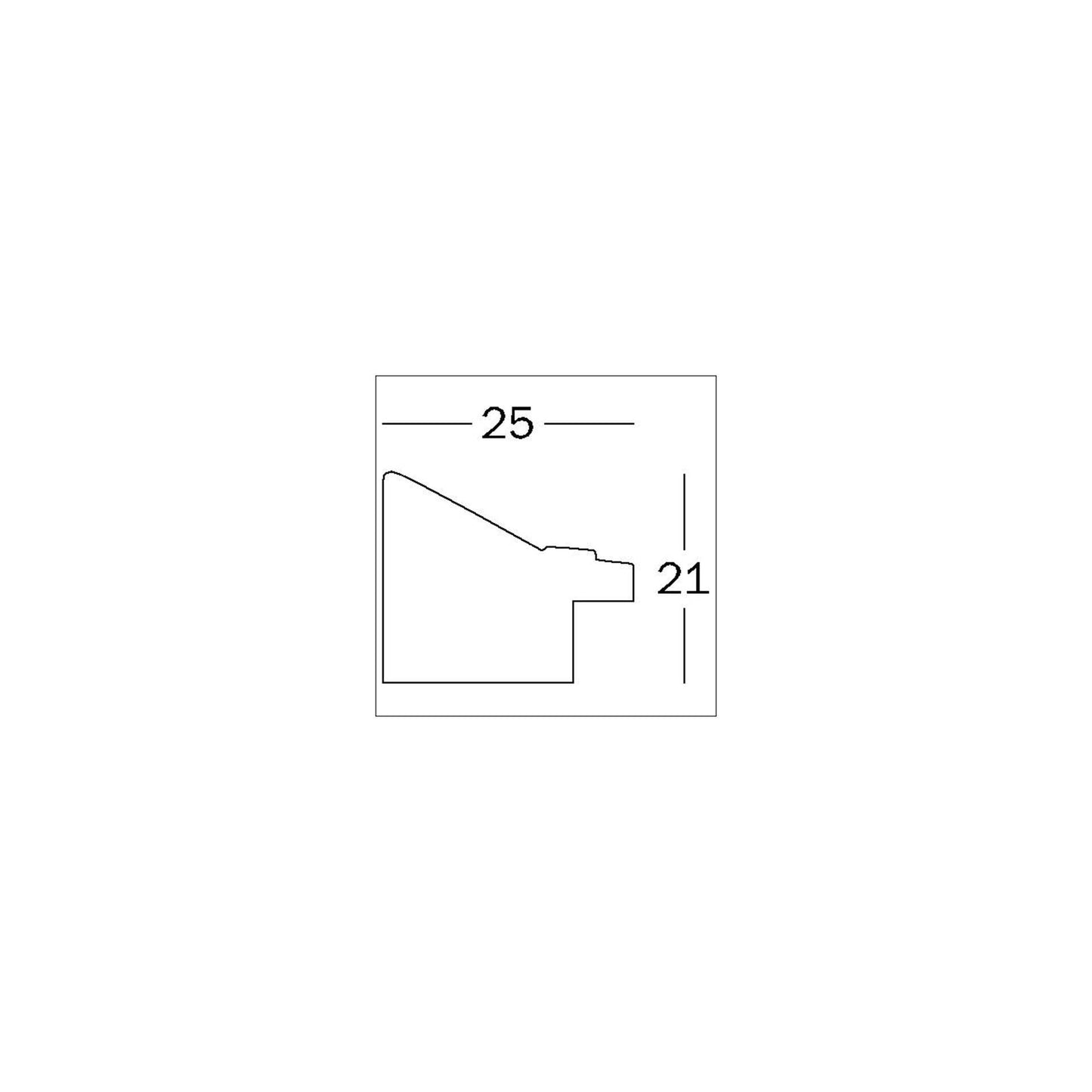 Walther Chalet             13x18 Resin white EL318W