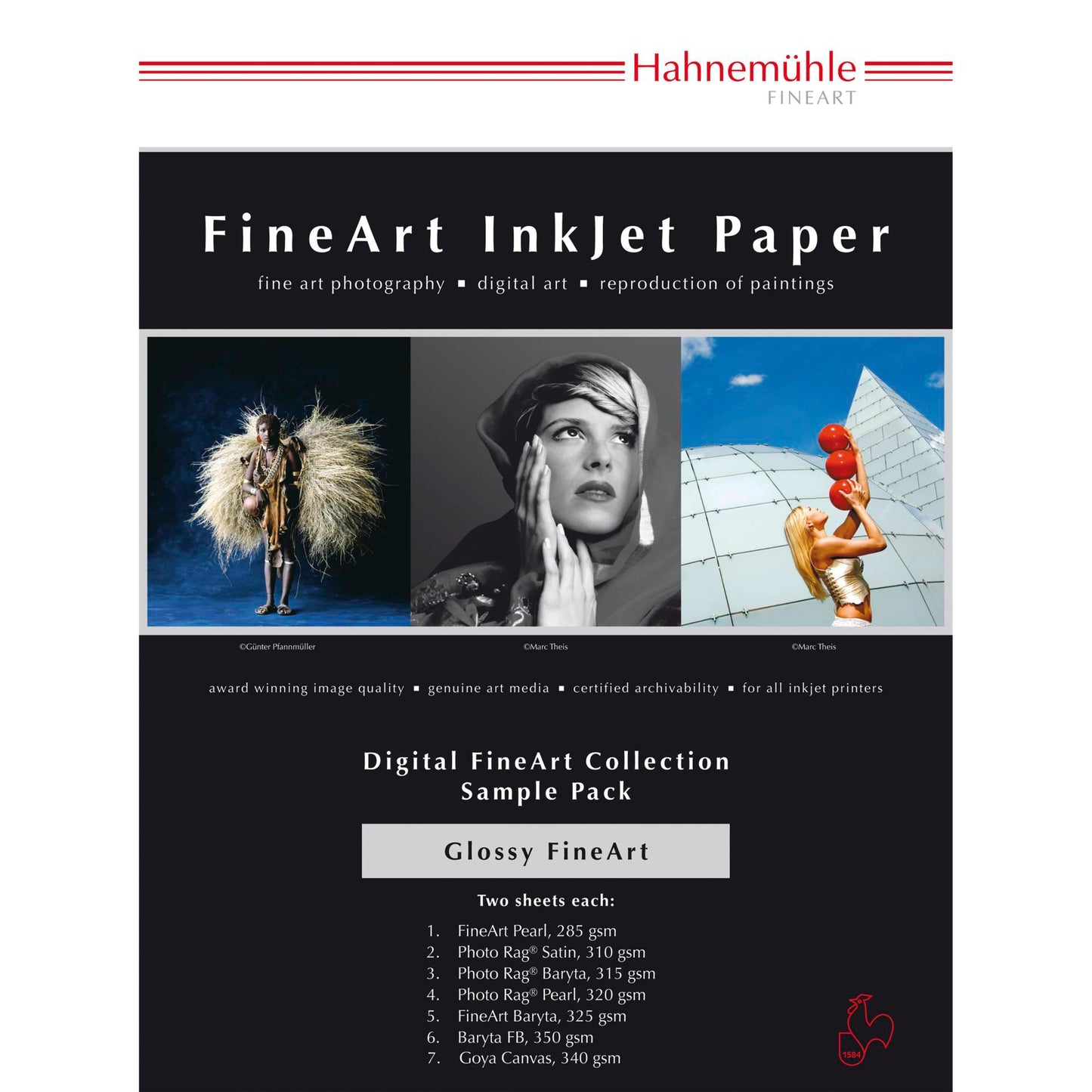 Hahnemühle Digital FineArt A 4 Testpack glossy papers